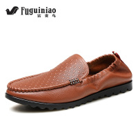 富贵鸟A603315 商务休闲鞋英伦头层牛皮驾车鞋