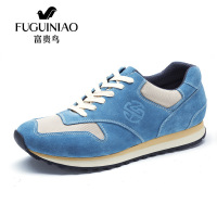 富贵鸟男士运动休闲鞋男圆头厚底鞋2016秋新季款跑步鞋男韩版潮鞋