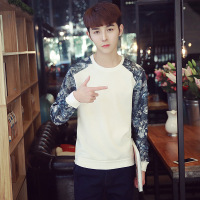 男装时尚印花拼接卫衣 市咖啡厅huameinanXCD2111 W55