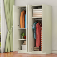 衣柜实木4门简易宜家简约现代 成人组合衣橱板式木质衣柜子经济型
