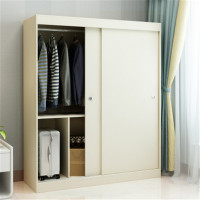 简约现代卧室2门移门衣柜推拉门整体衣柜组合木质宜家衣橱经济型