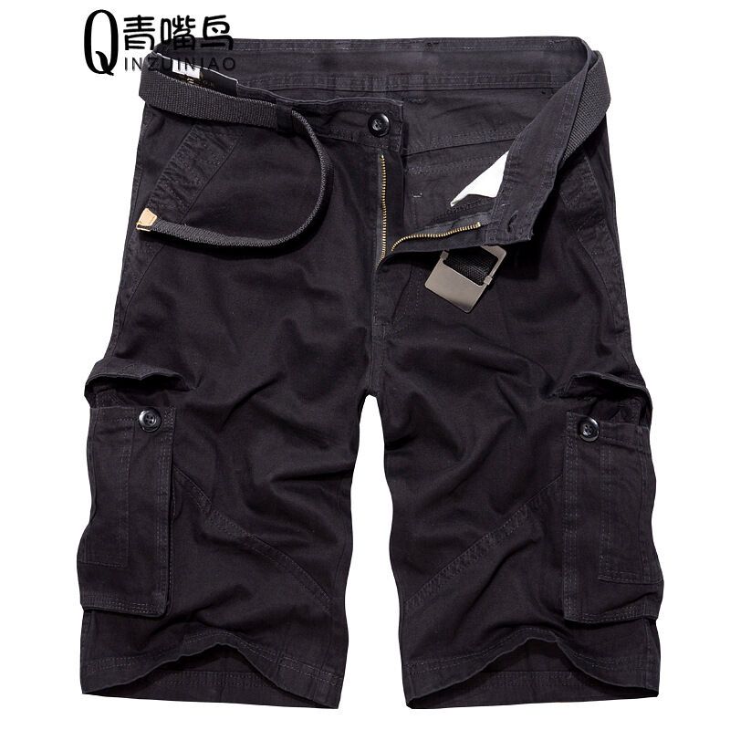 莞馨2017新款运动纯棉夏季短裤男韩版大码百搭修身宽松运动男士休闲裤