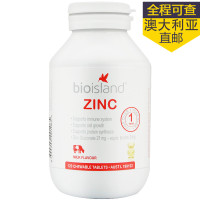 【澳大利亚直邮】Bio Island 佰澳朗德 婴幼儿天然补锌咀嚼片 120片/瓶