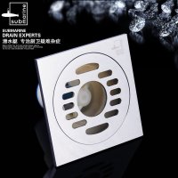 潜水艇防臭淋浴卫生间洗衣机专用双用两用三通下水排水铜地漏