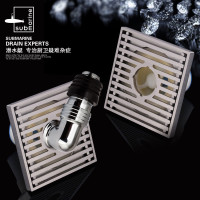 潜水艇洗衣机淋浴卫生间专用双用防臭大排量下水排水三通地漏