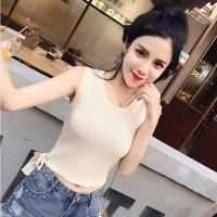 欧天娜 实拍有视频针织背心女短款紧身外穿学生修身显瘦百搭韩版