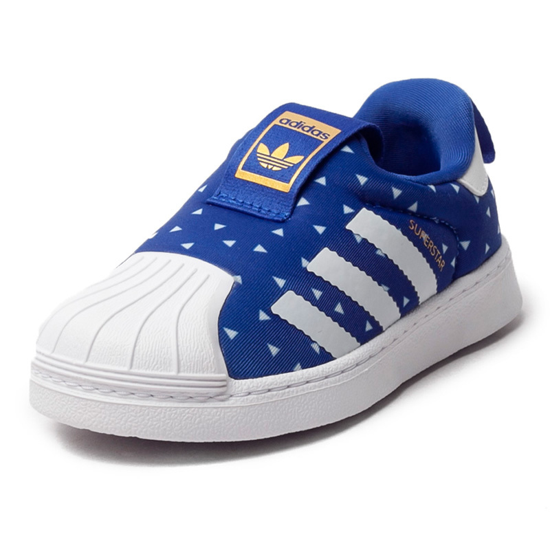 阿迪达斯adidas童鞋秋季款男童三叶草系列休闲鞋婴幼童套脚板鞋儿童