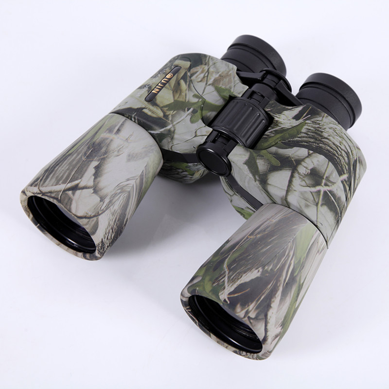 oujin雪豹迷彩便携稳定10x50高倍双筒望远镜微光夜视望远镜