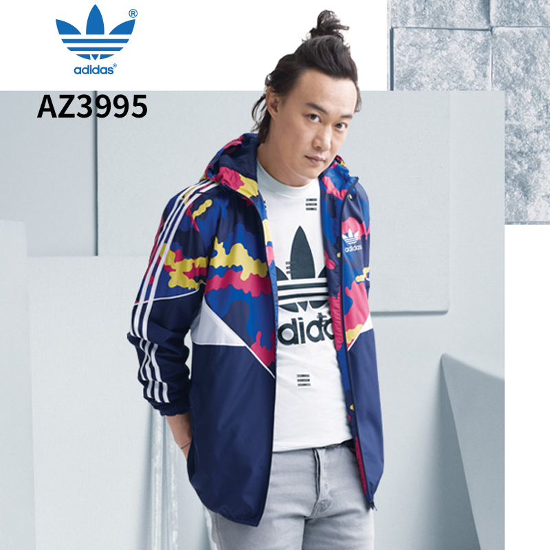 adidas阿迪达斯三叶草陈奕迅男款外套春秋季薄