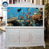 AODESI 奥德斯裂纹漆美式实木鱼缸 龙鱼缸 底过滤鱼缸水族箱中型 1.2米1.5米1.8米2米2.2米定制鱼缸