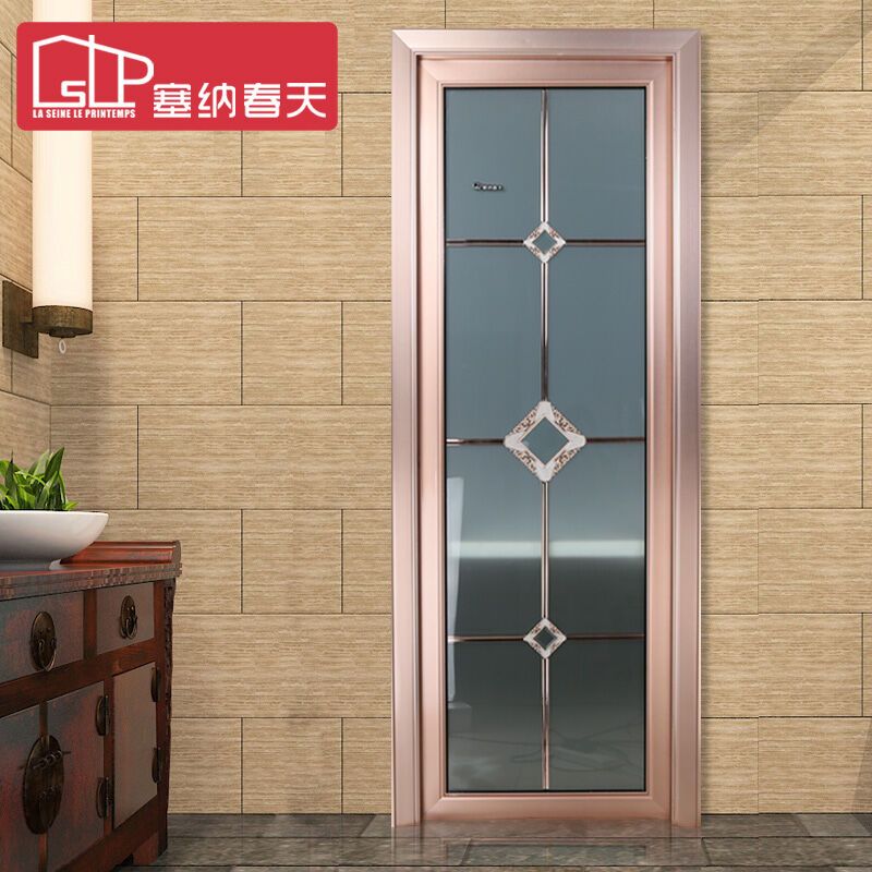 塞纳春天厨卫门钛镁合金玻璃门厨房卫生间门单包门套snct3108视频