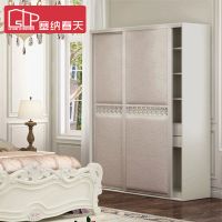 塞纳春天衣柜定制卧室壁柜移门衣橱组合衣柜组装板式木质移门儿童衣柜整体衣柜