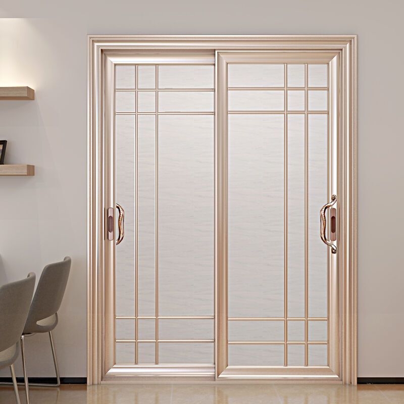 塞纳春天钛镁合金门室内门推拉门阳台型号2406常规2扇视频