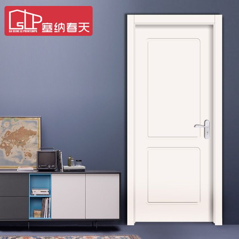 塞纳春天木门卧室门定制房门室内门实木复合烤漆门206视频