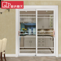 塞纳春天推拉门 钛镁合金门厨卫门厨房移门阳台推拉门玻璃门隔断A35