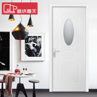 塞纳春天 木门室内套装门实木复合烤漆房门卧室门 型号135