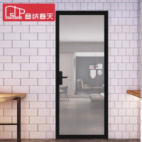 塞纳春天厨卫门 钛镁铝合金厨房厕所门玻璃门防潮窄框厨房门PK-4105