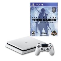 索尼（SONY）【PS4国行游戏主机】PS4 slim 家庭电脑娱乐体感游戏机 白色 500G送古墓丽影10：崛起