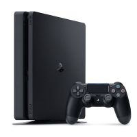 索尼（SONY）【PS4国行游戏主机】PS4 slim 家庭电脑娱乐体感游戏机 黑色 500G送GTA5