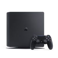 索尼（SONY）【PS4国行游戏主机】PS4 slim 家庭电脑娱乐体感游戏机 黑色 500G送GTA5