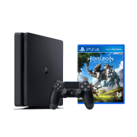 索尼（SONY）【PS4国行游戏主机】PS4 slim 家庭电脑娱乐体感游戏机 黑色 500G送地平线