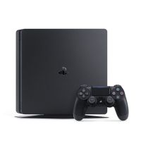 索尼（SONY）【PS4国行游戏主机】PS4 slim 家庭电脑娱乐体感游戏机 黑色 500G送地平线