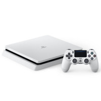 索尼（SONY）【PS4国行游戏主机】PS4 slim 家庭电脑娱乐体感游戏机 白色 500G送刺客信条 枭雄