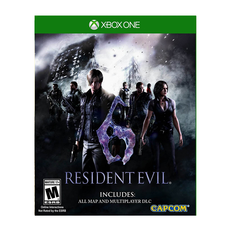 微软microsoftxboxone正版热门游戏软件游戏光盘生化危机6英文