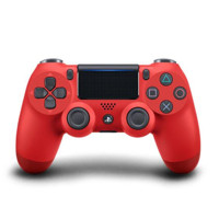 索尼（SONY）【PS4官方配件】PlayStation 4 游戏手柄 红色+数据线