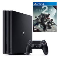 索尼（SONY）【新PS4国行主机 4K品质】ps4 Pro 家庭体感娱乐游戏机1T黑 送命运2