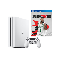 【新品】索尼（SONY）【新PS4国行主机 4K品质】ps4 Pro 家庭体感娱乐游戏机1T白 送NBA2K18