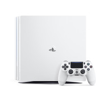 索尼（SONY）【新PS4 Pro 国行 4K品质】家庭体感娱乐游戏机1T白 送火影忍者传承版+水晶白手柄 双色手柄
