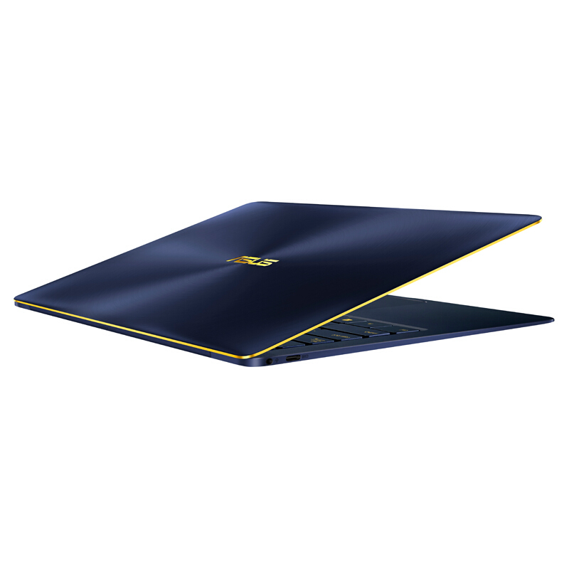华硕(ASUS) 灵耀3 Deluxe 14英寸窄边框轻薄时尚学习游戏家庭影音娱乐全固态硬盘指纹解锁高颜值长续航笔记本电脑 （I7-8550 16G 512G 集显）尊爵蓝