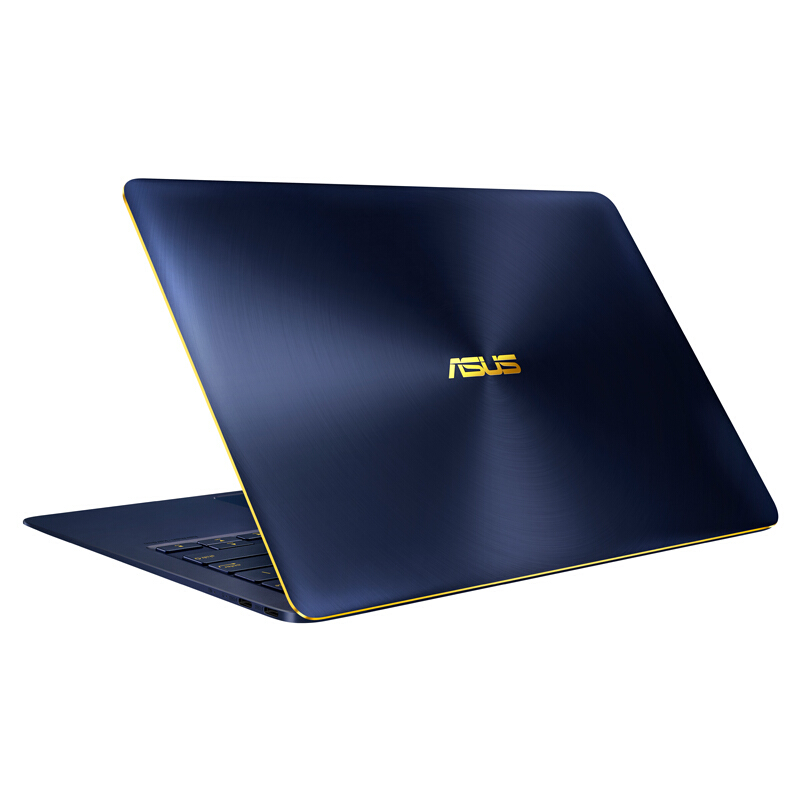 华硕(ASUS) 灵耀3 Deluxe 14英寸窄边框轻薄时尚学习游戏家庭影音娱乐全固态硬盘指纹解锁高颜值长续航笔记本电脑 （I7-8550 16G 512G 集显）尊爵蓝