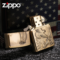 原装zippo正版打火机 05款纯铜飞鹰/20854 贴章 专柜正品 礼品