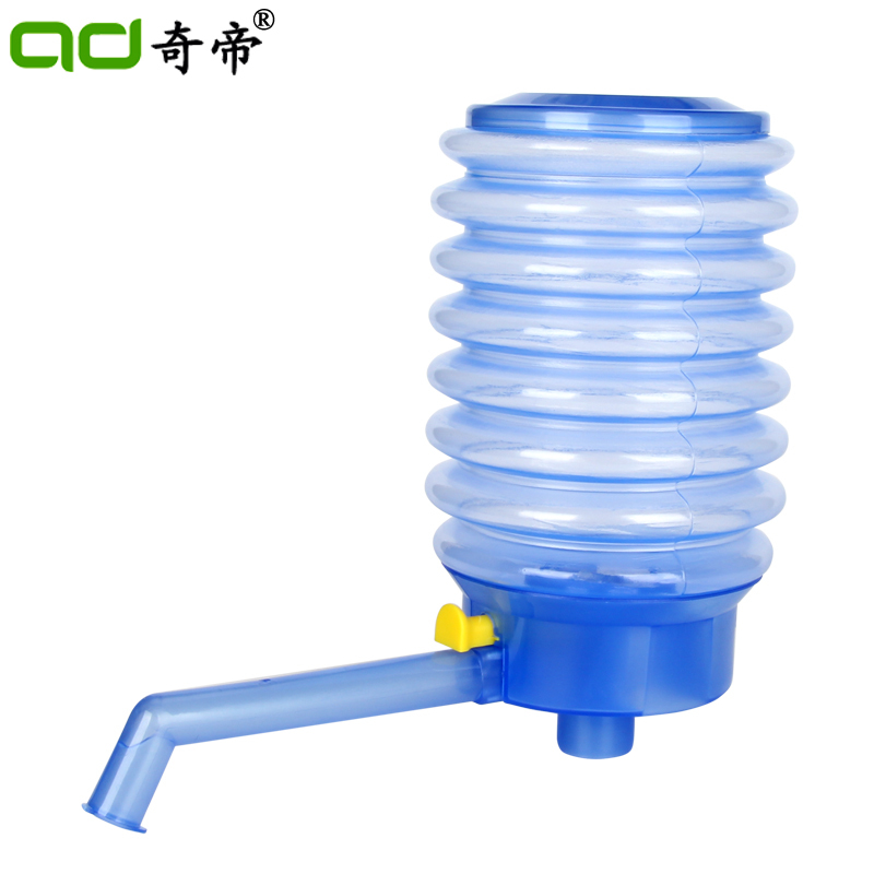 奇帝桶装水压水器 泵水器 手压式抽水器 抽水泵压水器 桶装水吸水取水直饮器配件 蓝色款泵水器
