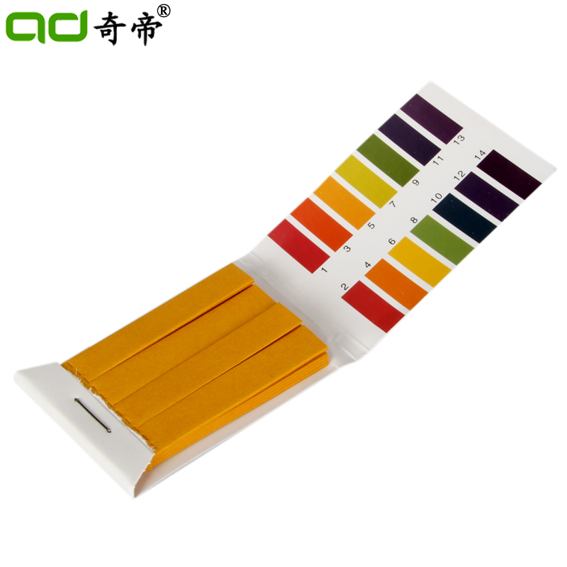 ph值酸碱测试纸 水质测试工具化妆品食品ph值检测试纸 一盒20本ph试纸