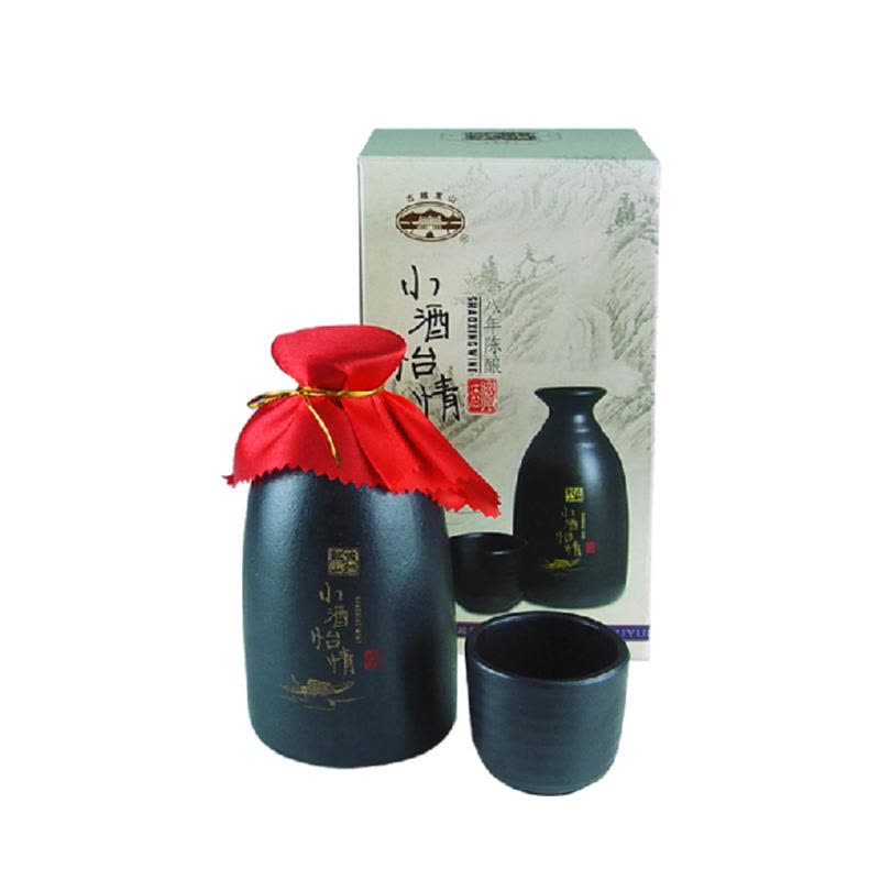 绍兴黄酒 古越龙山八年陈小酒怡情糯米花雕酒礼盒350mL*6瓶装图片