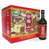 绍兴黄酒会稽山三年陈绍兴加饭酒花雕酒500ml*12瓶自饮推荐
