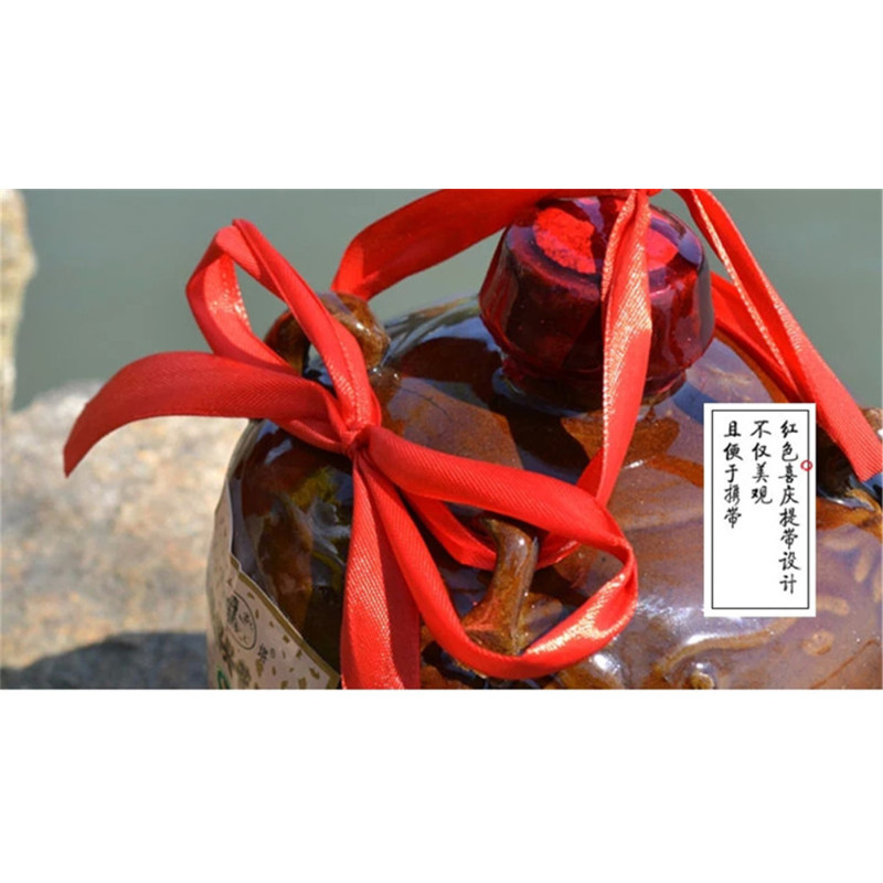 绍兴特产黄酒 圣塔花雕酒 手工酿制三年花雕酒陈1.5L*6坛