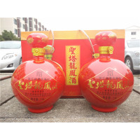 绍兴特产黄酒 圣塔十八年陈酿花雕酒 十八龙凤酒花雕酒 宴会酒1.5L*2装