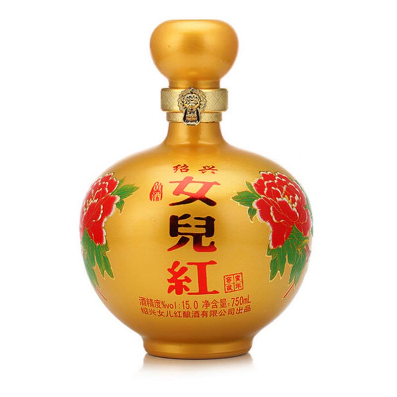 绍兴黄酒 女儿红童年窖藏黄酒 750ML*4坛 礼盒装图片