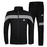 adidas阿迪达斯男运动套装2017春款时尚休闲男士长袖卫衣卫裤运动跑步服