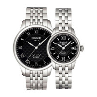 瑞士天梭(TISSOT)T41.1.483.33/T41.1.183.33力洛克系列自动机械情侣对表两只装5