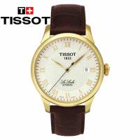 瑞士天梭TISSOT手表力洛克系列皮带机械男表T41.5.413.73