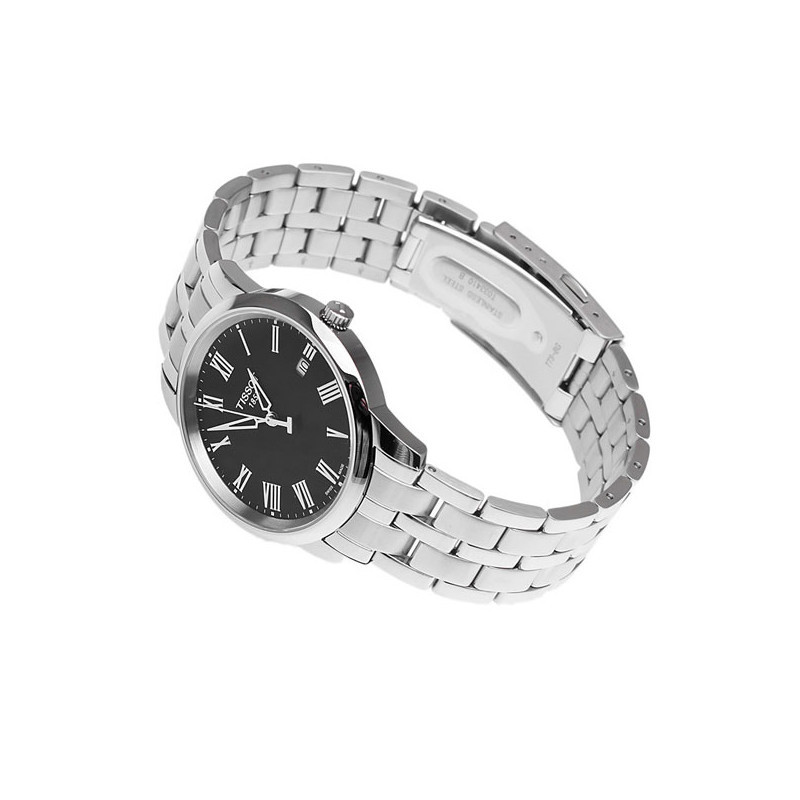 天梭(TISSOT)手表时尚系列石英运动男表T033.410.11.053.01 黑色5