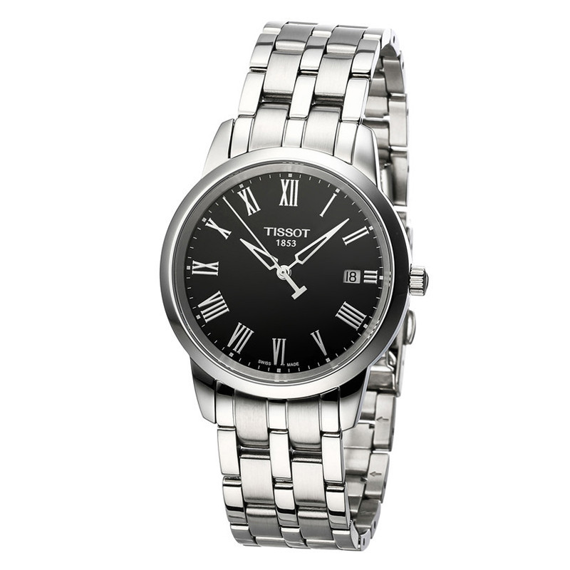 Tissot/天梭 T-CLASSIC系列男士手表石英表T033.410.11.053.01