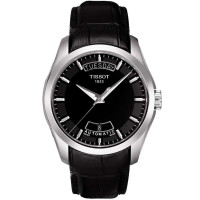 天梭Tissot库图自动机械表瑞士手表皮带男表T035.407.16.051.00