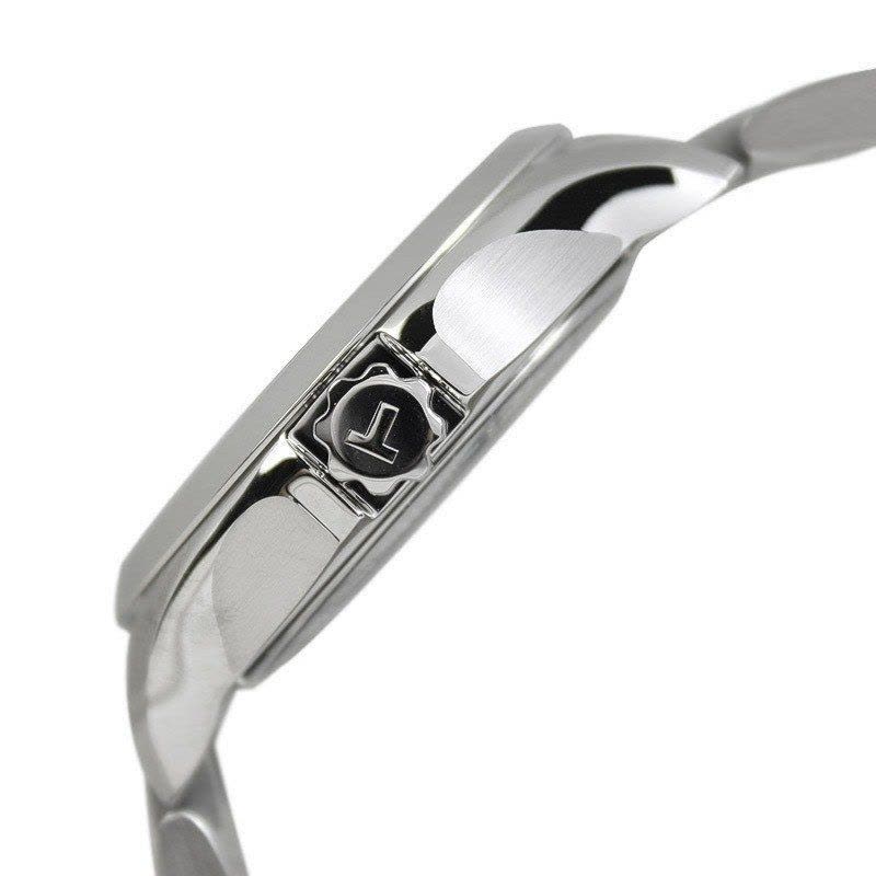 天梭Tissot 库图自动机械表瑞士手表钢带商务男表T035.407.11.031.003图片