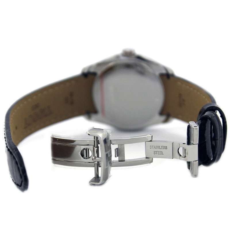天梭Tissot库图系列石英表瑞士手表皮带女表T035.210.16.051.001